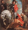 St Martin divisant son manteau baroque peintre de cour Anthony van Dyck